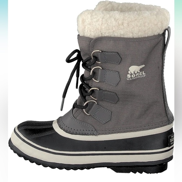Sorel Women's Winter Carnival Waterproof Boot in Pewter/Black - Picture 1 of 14